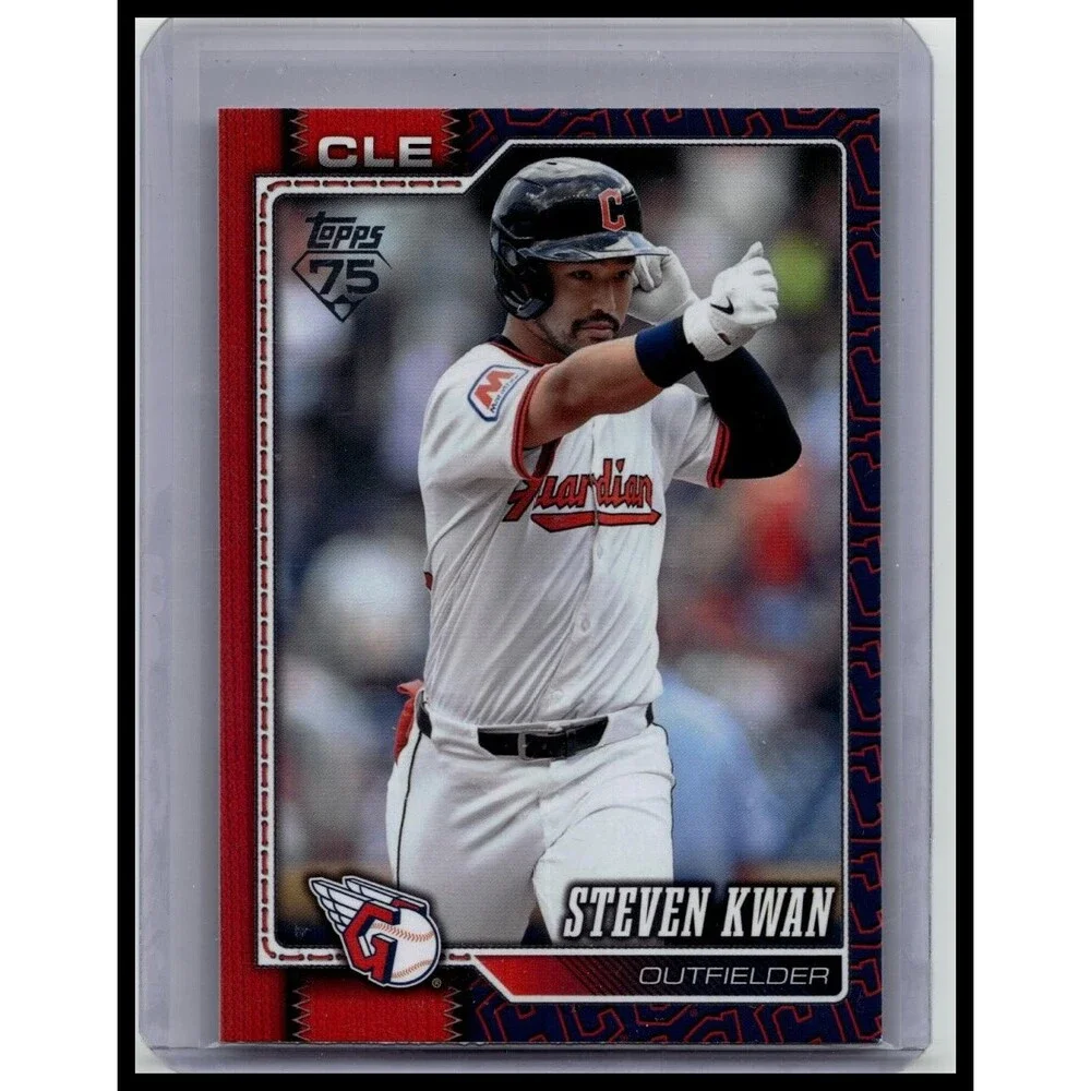 2026 Topps Steven Kwan #675 Cleveland Guardians Team Color Border